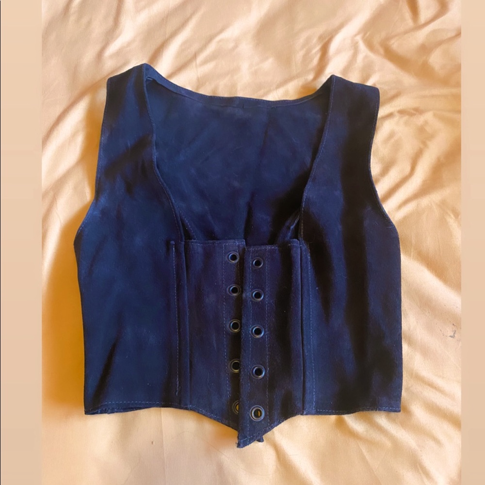 Leather Chest/waist cincher
